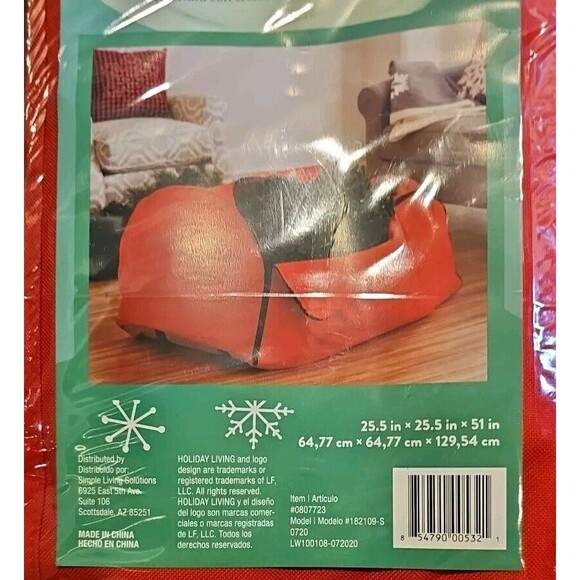 Simple Living Solutions 182109-S Rolling 9' Christmas Tree Storage Bag NEW SEALE - Picture 2 of 3